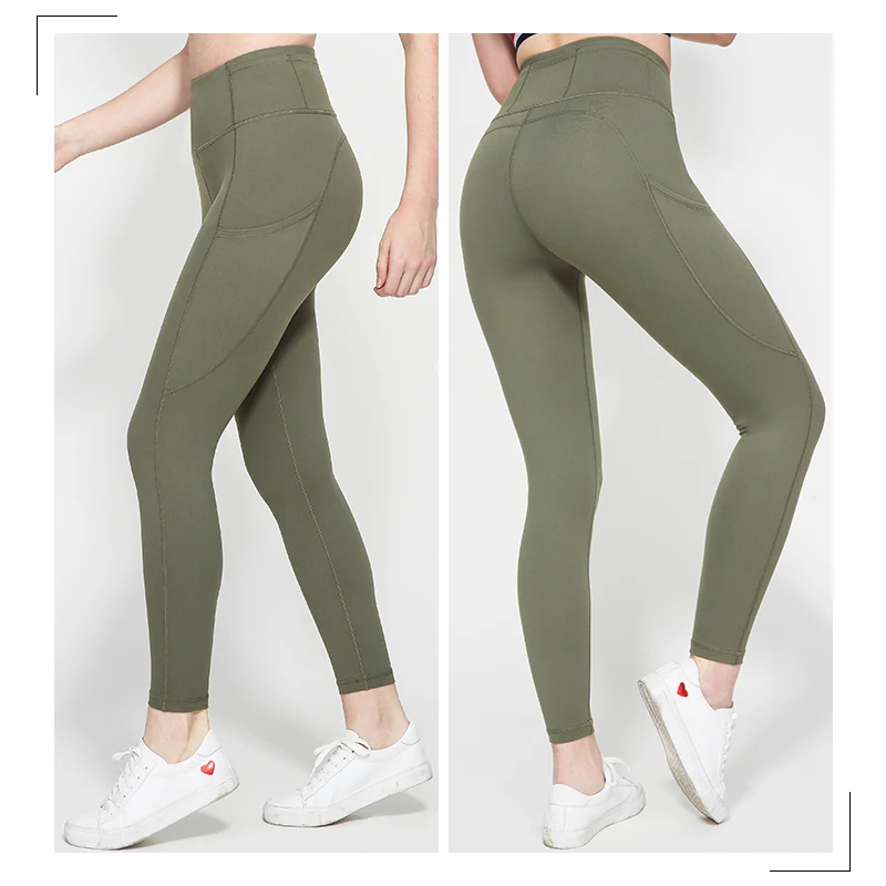 High Quality Spandex Polyester Leggings Quick Dry Wholesale Leggings Breathable Yoga Mesh Leggings