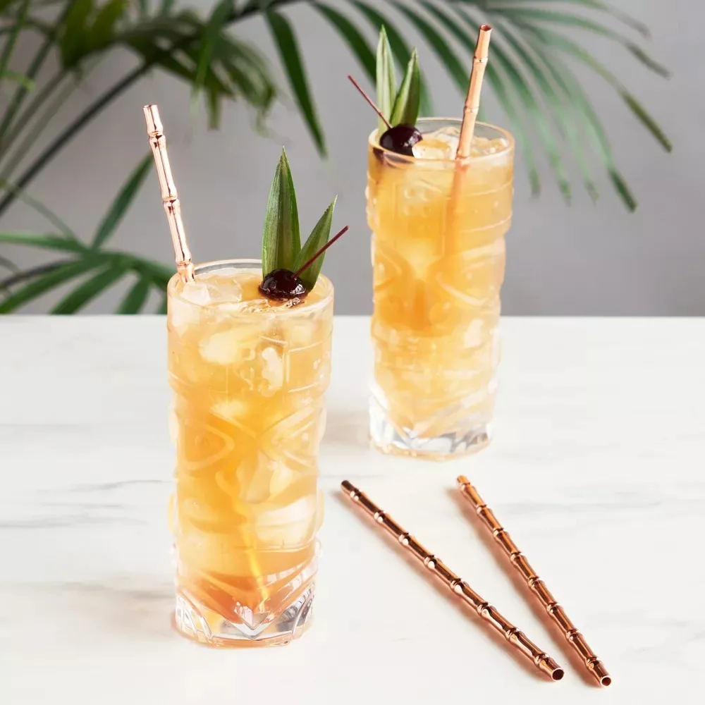 Hot selling Metal cocktail stirrer luxury design barware perfect for mixing cocktails and mocktails trendy stirrer for bartender