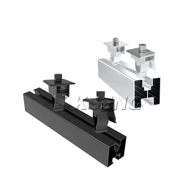 solar mounting rail waterproof solar mount aluminum rail roofing solar panel mounting bracket roof rail