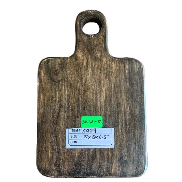Эксклюзивная распродажа бытовая кухонная техника прямоугольной формы компактная деревянная разделочная доска с ручкой