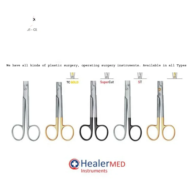 Metzenbaum Nelson Scissor - Stainless Steel / T.c (Tungsten carbide)