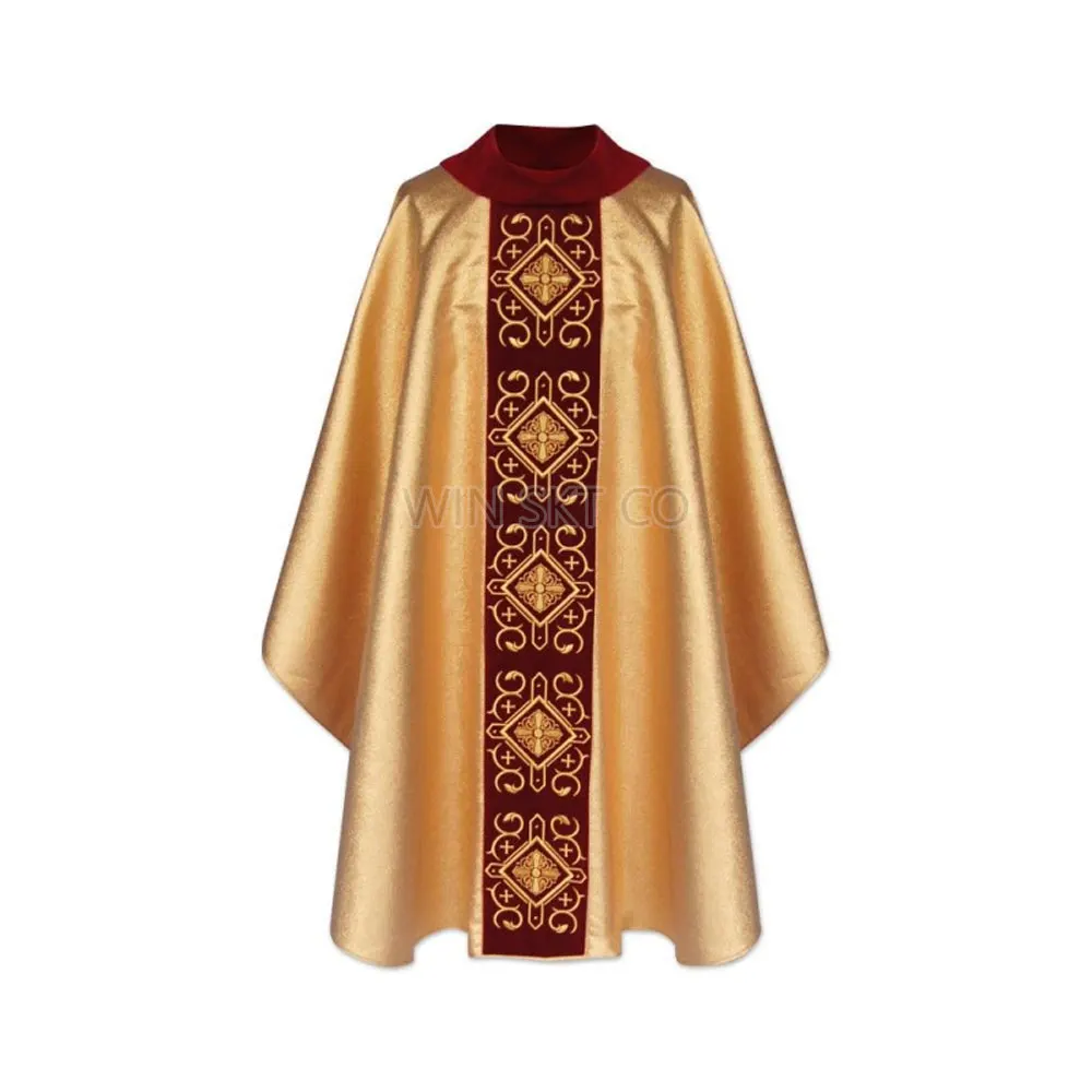 Пользовательские Высокое качество оптом Chasuble лучшее ткани священника