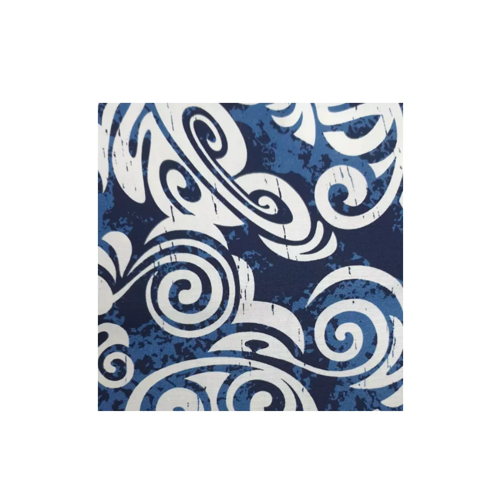 Premium Grade Of Sprial Polynesian Printed Design On 40s Cotton 44 inches Available In Over Six Different Colors From Thailand