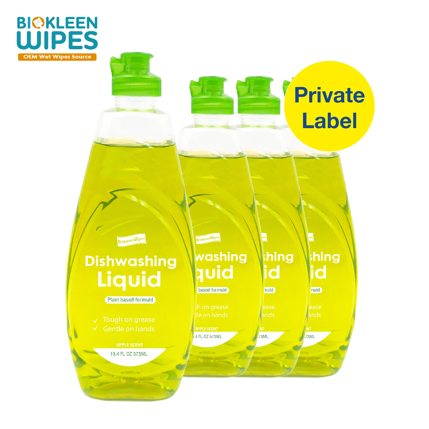 Biokleen Top Brands 19.4oz Apply Lemon Ocean Dermatologist-tested Formula Dishwasher Detergent