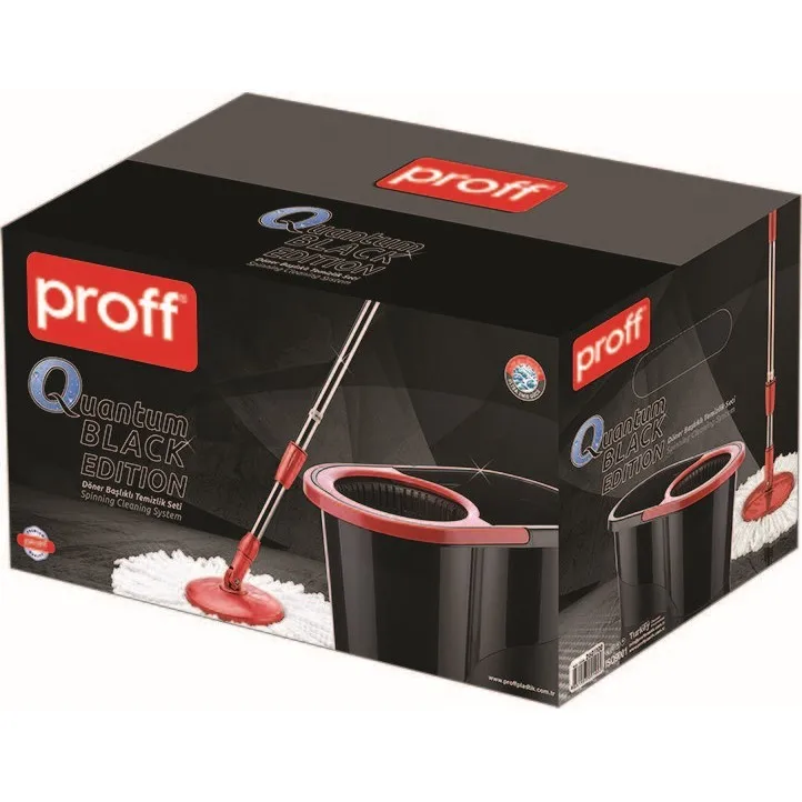 Cleaning Mop Set with Rotating Head Microfiber Pad Easy Use and Professional Cleaning Tools Demonte (10 Pieces)