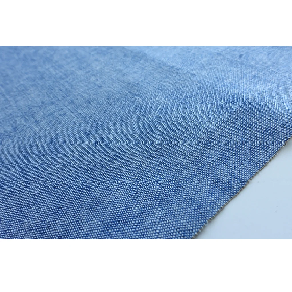 The American 5076-W Japanese Vintage Design Indigo Blue Shirt Chambray Fabric Denim