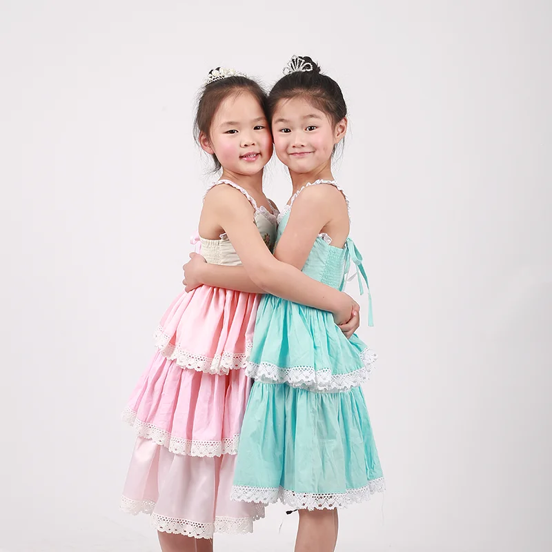 High quality pink flower girl dress chiffon fabric ruffle girl pink embroidered dress baby frock design girl dress