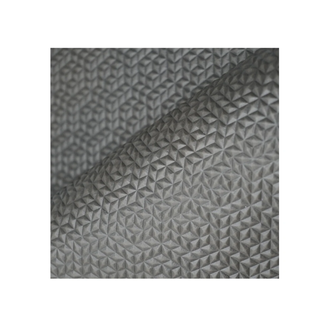 Genuine Cow Skin Leather Crystal-Geometric Embossing for Shoes Belts Sofas Furniture & Handicrafts