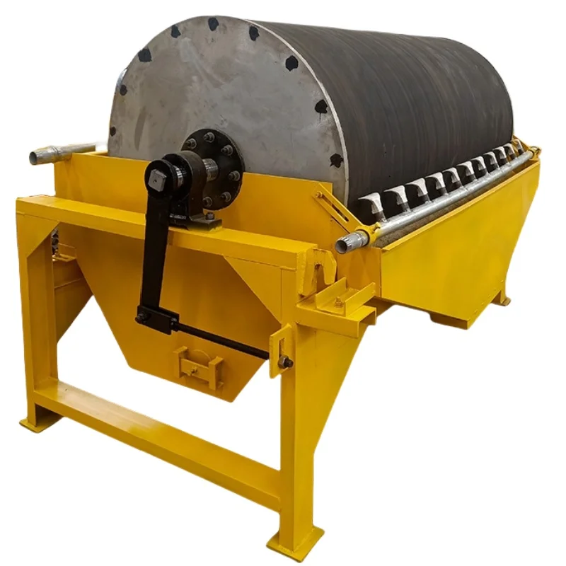 dry drum magnetic metal separator drum type