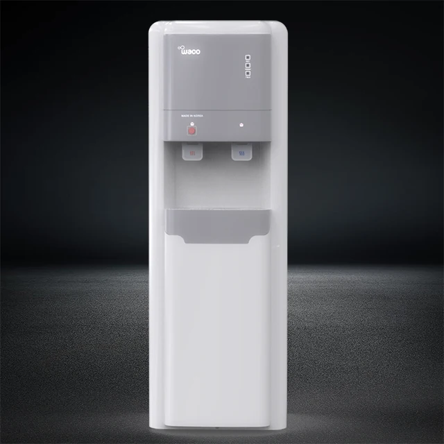 Optional Inline Filter System, Hot and Cold RO Water Dispenser, POU Water Cooler with pump, White base Gray