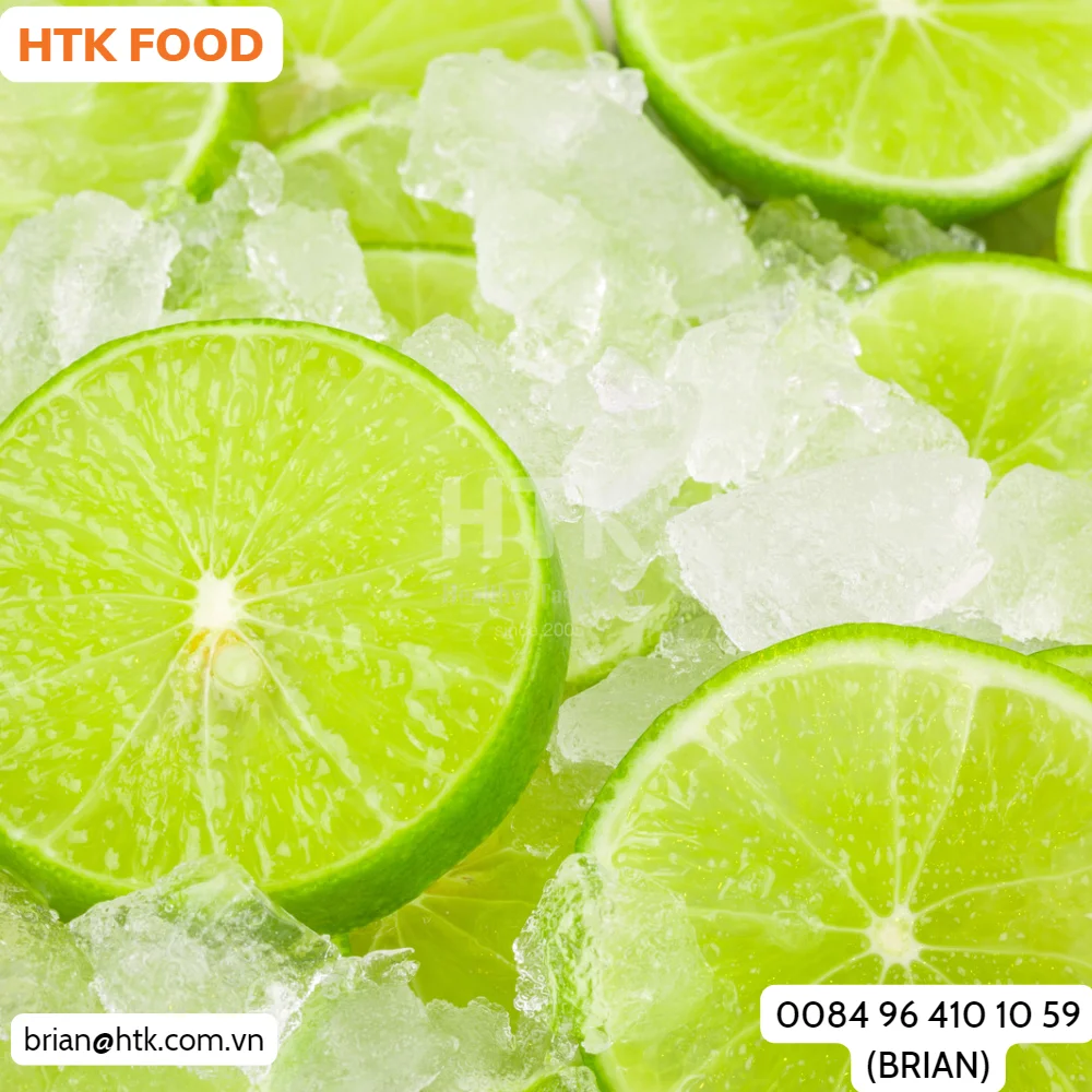 BEST SELLER 2024 FROZEN IQF GREEN LIME Whole Half Cut Sliced Made In Vietnam Factory from HTK FOOD for Food & Beverage
