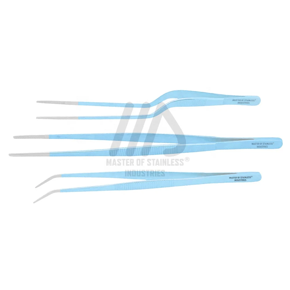 OEM Kitchen Chef Tools bakery tongs food tongs stainless steel Plant laboratory tweezers hand tools computer repair tweezers