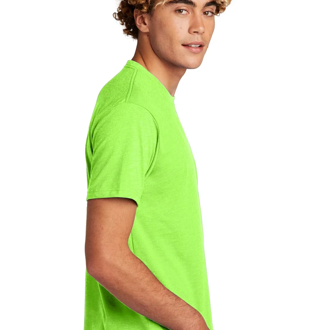 PORT AND COMPANY Pigment Dyed Tee (PC099) Neon Green T Shirts Unisex Heavy Blank T-Shirts