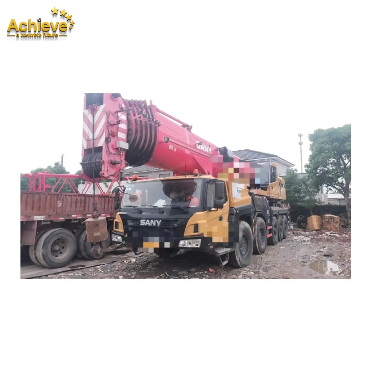 SANY ACHIEVE used All terrain crane 2019 STC1000T7 TRUCK CRANE 100 TONS Cheap price SANY mobile truck crane STC1000T7 for sale
