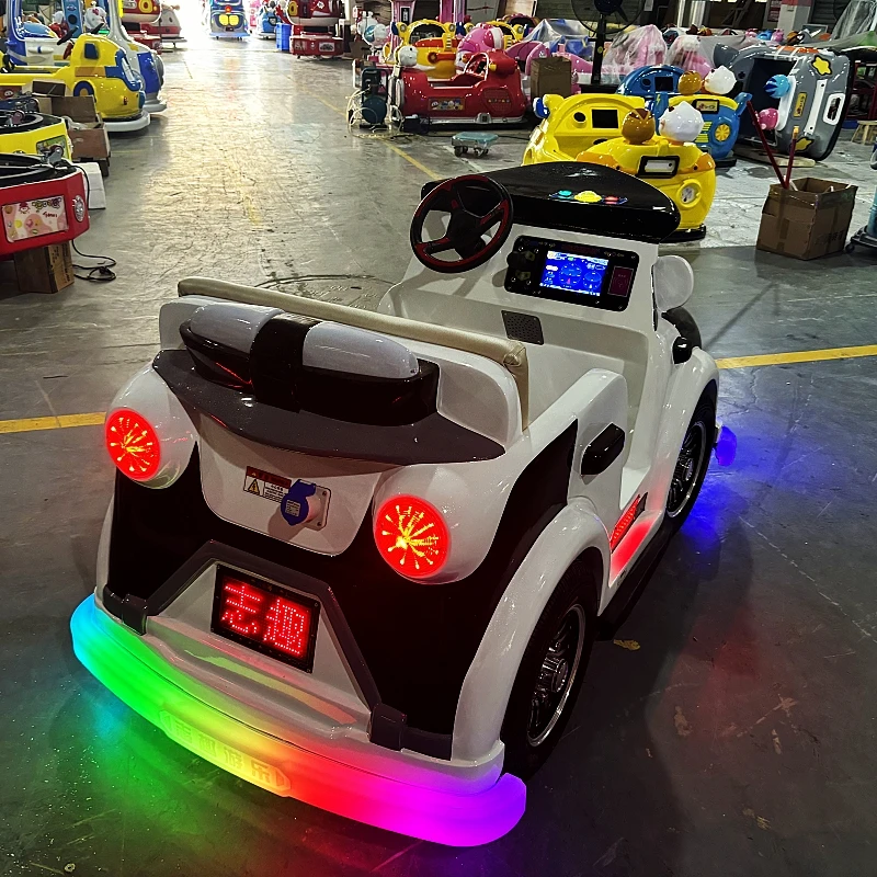 Best Service Light&Music Small Amusement Rides Kids Battery Bumper Car Traffic Driving Simulator For Park And Mall