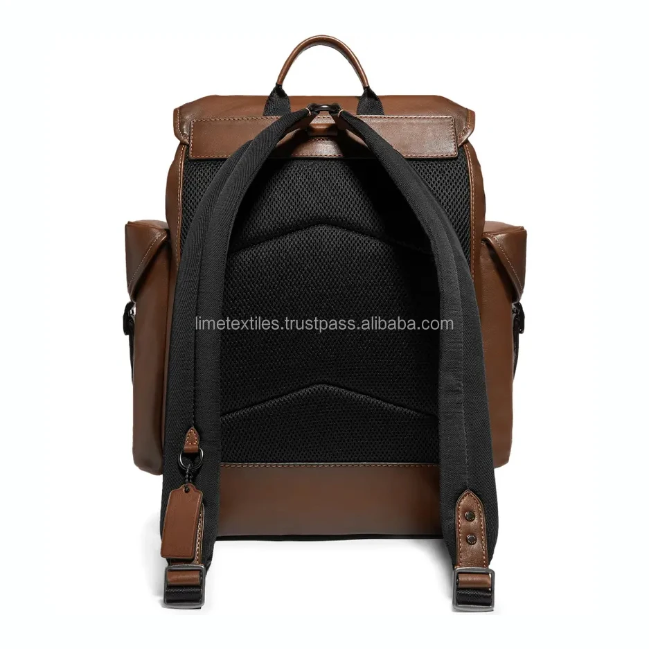High Quality custom embossing Cheap 2023 Backpacks Leather Usb Smart Charging travel Laptop Backpack