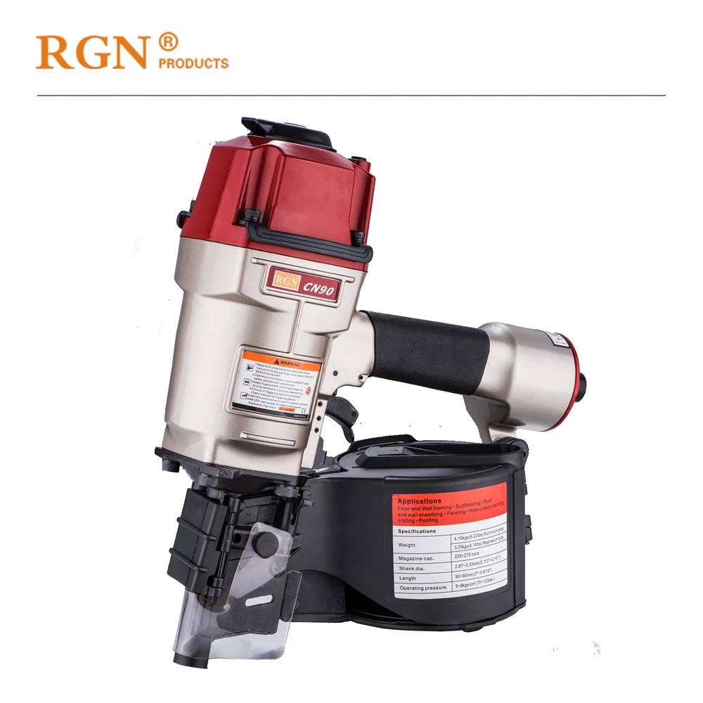 RGN CN90 Industrial Pallet air Max coil nailer