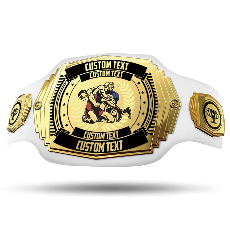 Professional Custom Belts Leather Wrestling Boxing Martial Arts Belts Customized Black Martial Arts MMA Belts