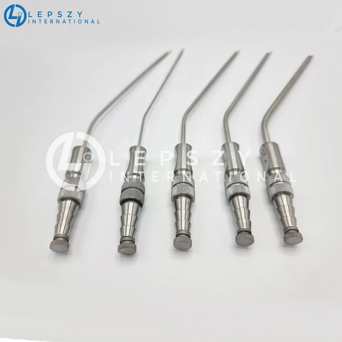 Frazier Fergusson Suction Tubes Set 5 pcs  General surgery instruments