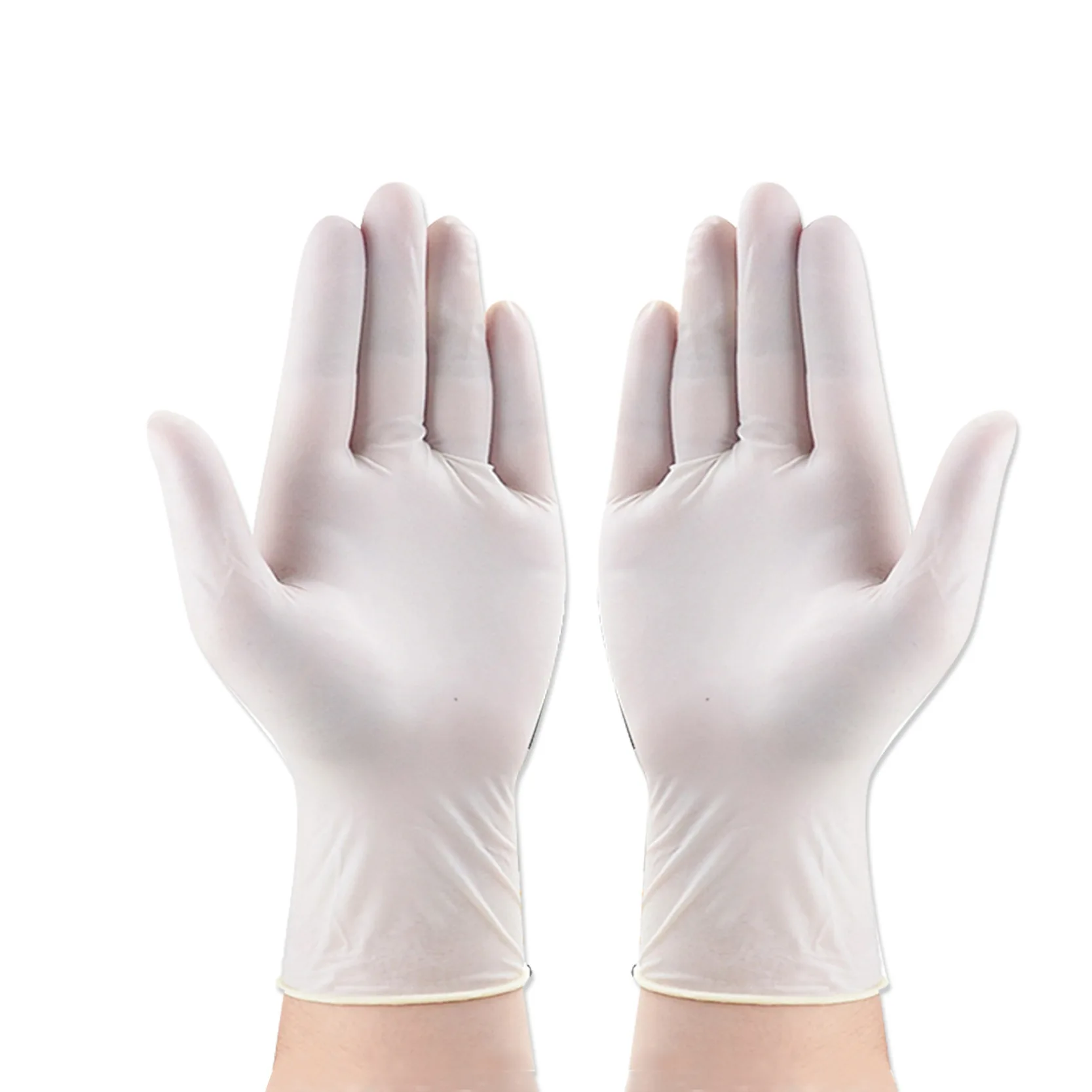 wholesale  colorful pink green clean food kitchen hotel Nail art Manicure blend nitrile with vinyl beauty salon glove