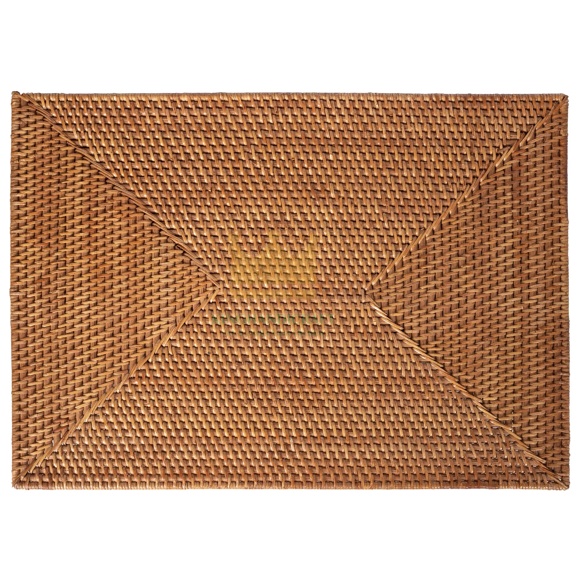 RECTANGULAR RATTAN PLACEMAT, SET OF 2 PIECES HOT SALE