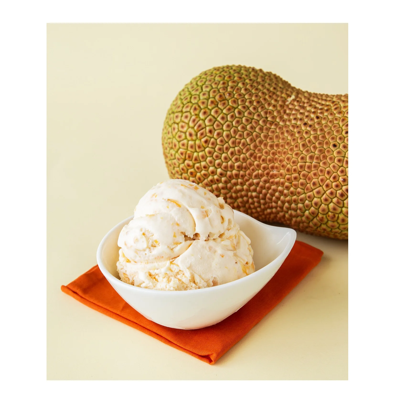 Best Quality Handcrafted Fruity Tropical Sweet Smooth Frozen Delicious Softer Texture Bag Box 3.5oz Cup Cempedak Ice Cream