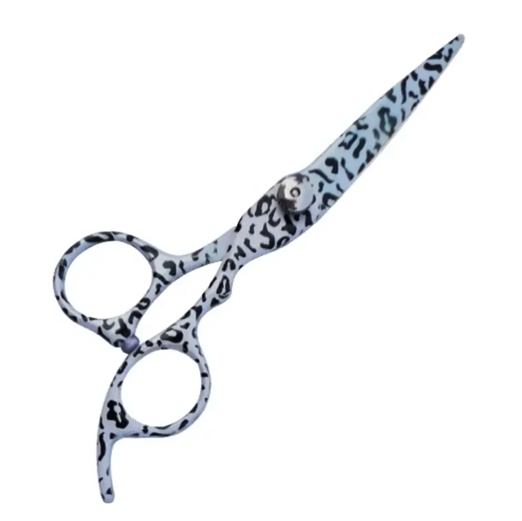 New Professional Salon Scissors professional OEM Japan steel hair scissors with New color barber shears