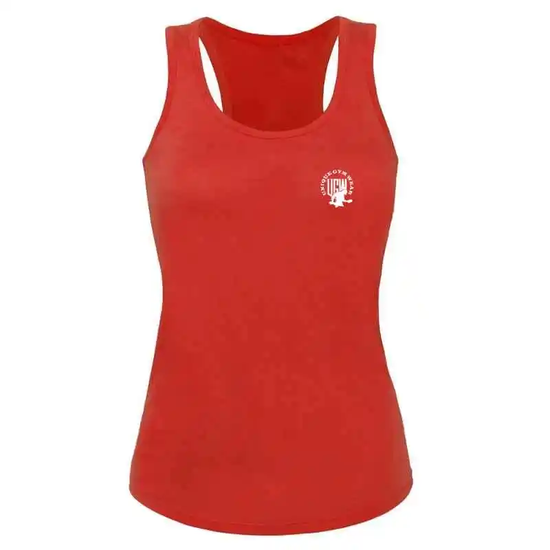 Wholesale Gym Wear Slim Loose Crop Top Tank Tops Fitness Women Clothes Soft Clothing Casual Custom Print Western Cotton OEM Logo