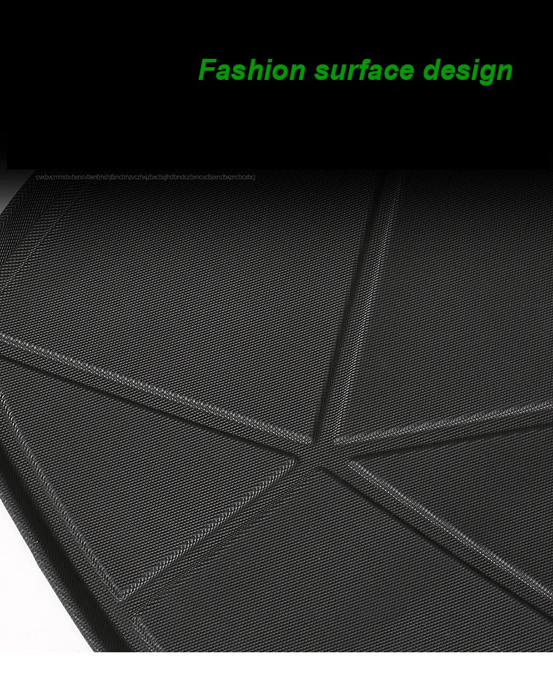 Factory New Arrival Waterproof 3D TPO Rear Cargo Liner TPE Car Mats For Skoda Fabia 2008-2014