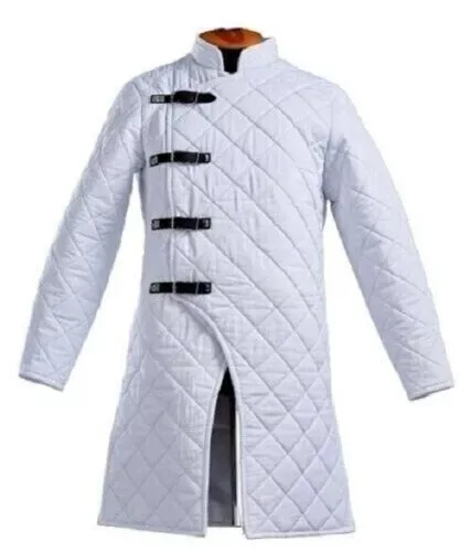 Высококачественное средневековое пальто Gambeson толстая стеганая длинная куртка ручной работы хлопковая броня реконструкция костюма оптовая цена