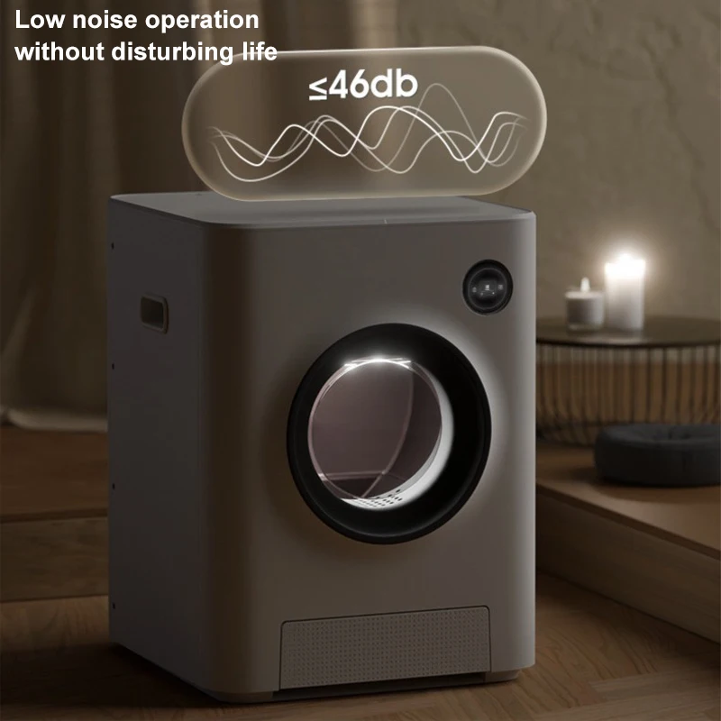 8L Capacity Intelligent Pet Cat Litter Box Automatic Self Cleaning Toilet for Cat Wifi Large Litter Box Detachable