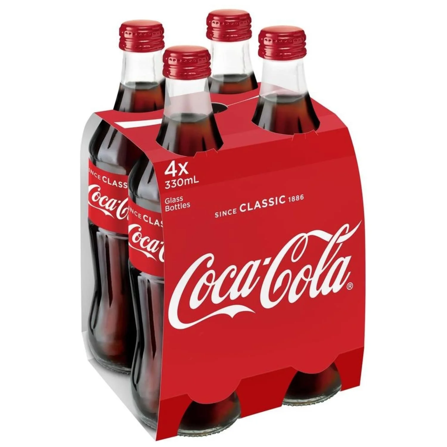 Coca-Cola Original 4 x 330ml Available