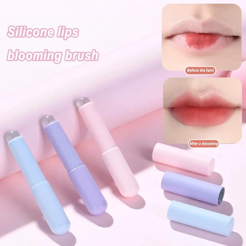 Silicone Lip Balm / Gloss / Stick Concealer Brush Silicone Lip Applicator Reusable Lip Mask