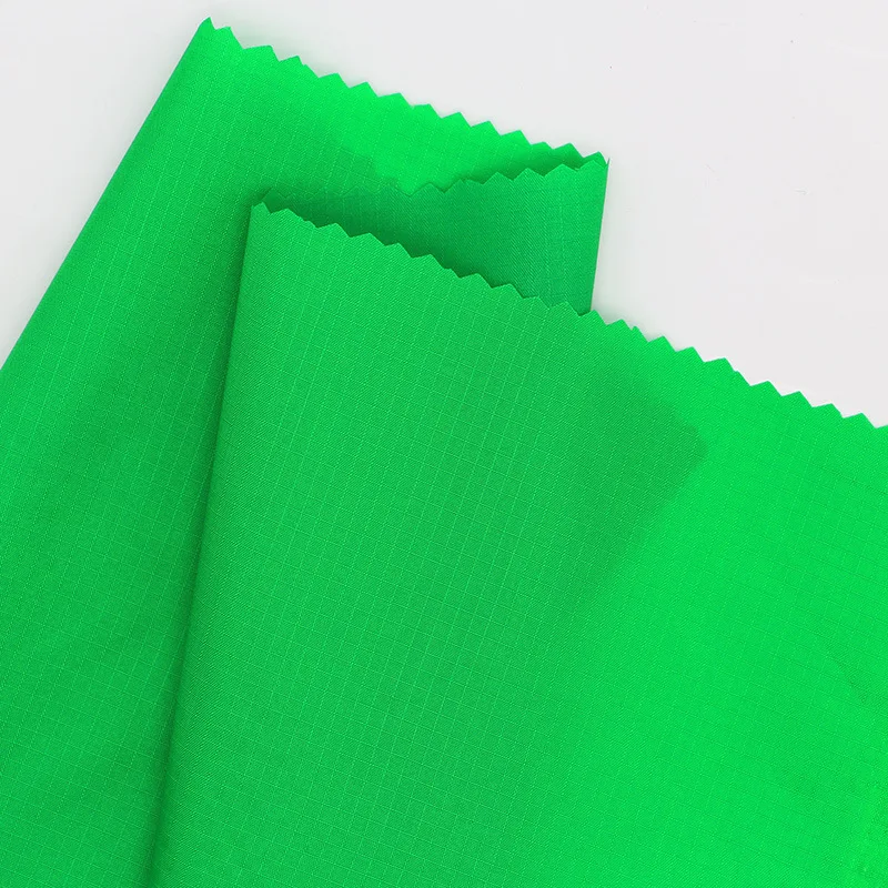 Water Resistant 210D 0.5cm Rip Stop Ribstop Nylon Fabric With PU Coated