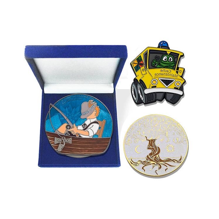 Maker cheap wholesale gold plated enamel blank custom logo commemorative collections challenge coin