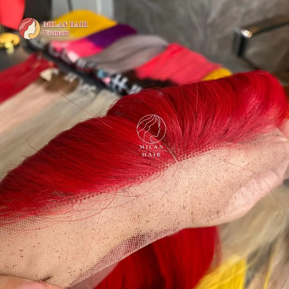 Wholesale virgin human hair extension wig human hair 2x613x6 lace front double debone straight cuticle lace frontal