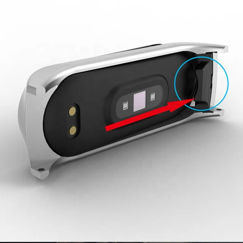 Watch Band Wrist Metal Bracelet New Adjustable Size Plastic Case Stainless Steel Replacement Wristband for Xiaomi Mi Band 7