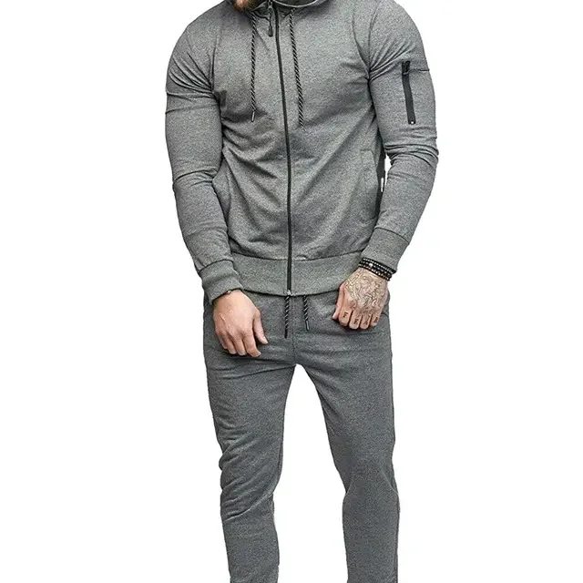 Men Slim Fit Tracksuit /Men Sweatsuit Custom Made Jogging Suit For Men Sports Tracksuit