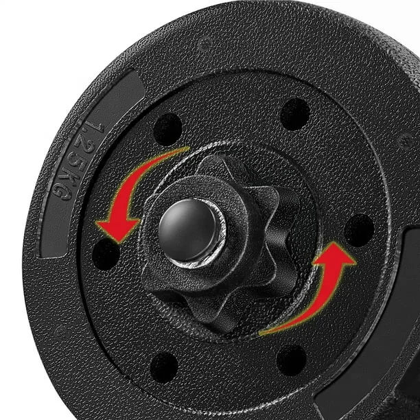 Wholesale Cheap Custom Gym Weightlifting Equipment 45lbs 20kg Plastic Cement Sand Filled Adjustable Weight Plate Set