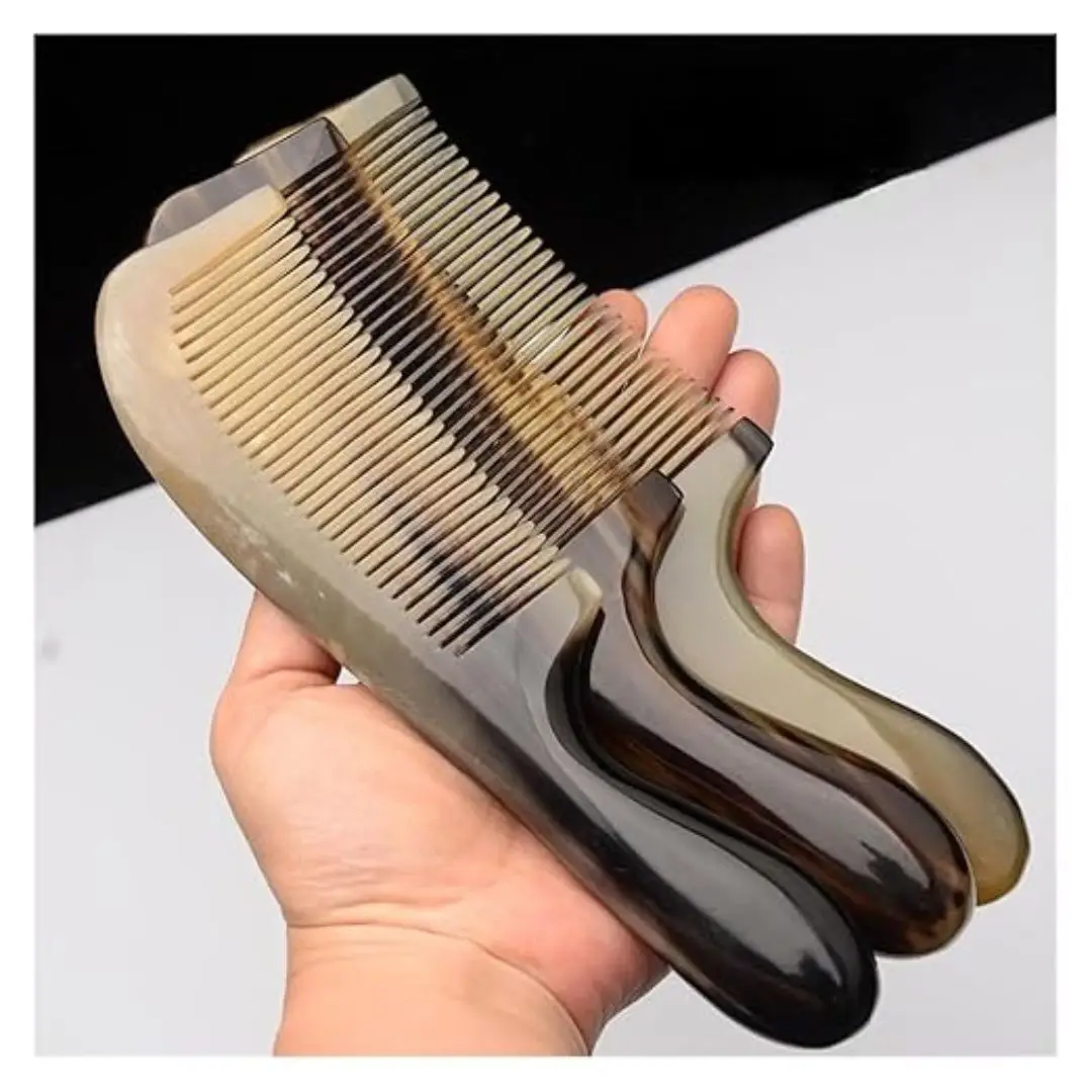 Handmade Antique Quality Natural Horn Comb Super Comb for Hair Beard Buffalo Ox Horn Polished Technique Wholesale Hot Selling