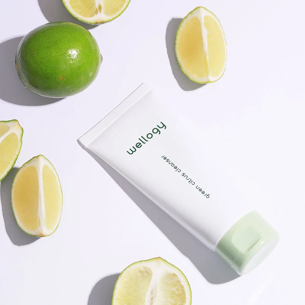 k-Beauty WELLOGY GREEN CITRUS CLEANSER Removing Sebum Mildly irritating to Skin Antioxidant Effect