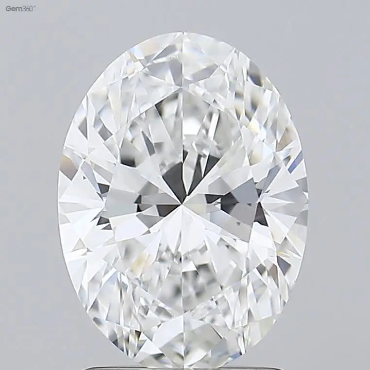 F Color VS1 Clarity, Size 1.70Ct Polished Labgrown Diamond, Oval Shape HPHT-CVD Diamond Jewelry Loose Diamonds