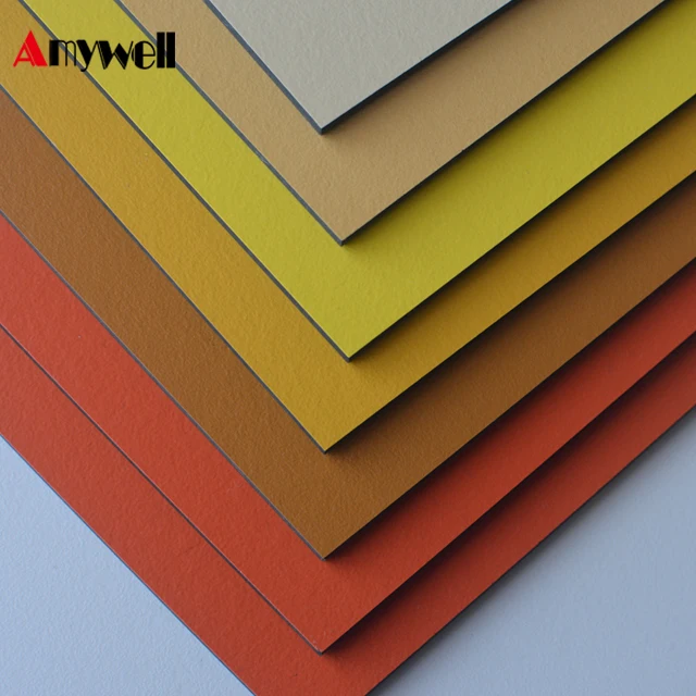 Amywell water resistant colorful durable interior decorative compact laminate hpl wall covering panels