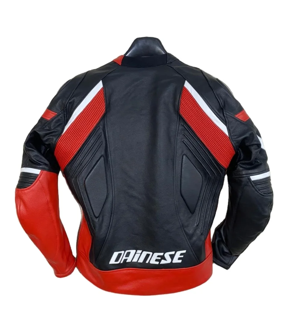 Riding Racing Motorcycle Jacket Designed Wholesale Brand Men Auto OEM Customized Style Sportswear Flame Color Feature Material