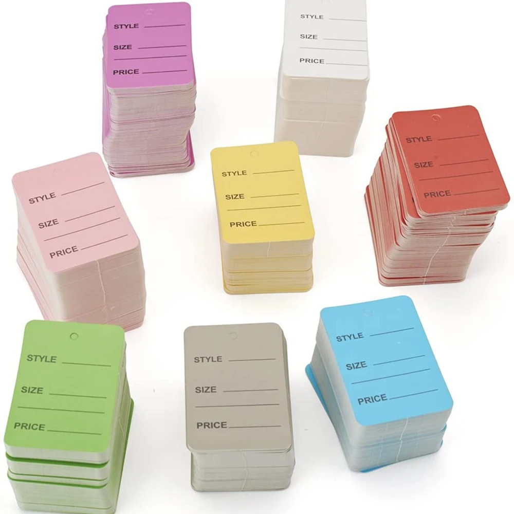 Card Bag Tag Black Garment Blank Less Tshirt Customized Hanging Labels Label Printed Luxury Clothing Brand Tags for My Clothes