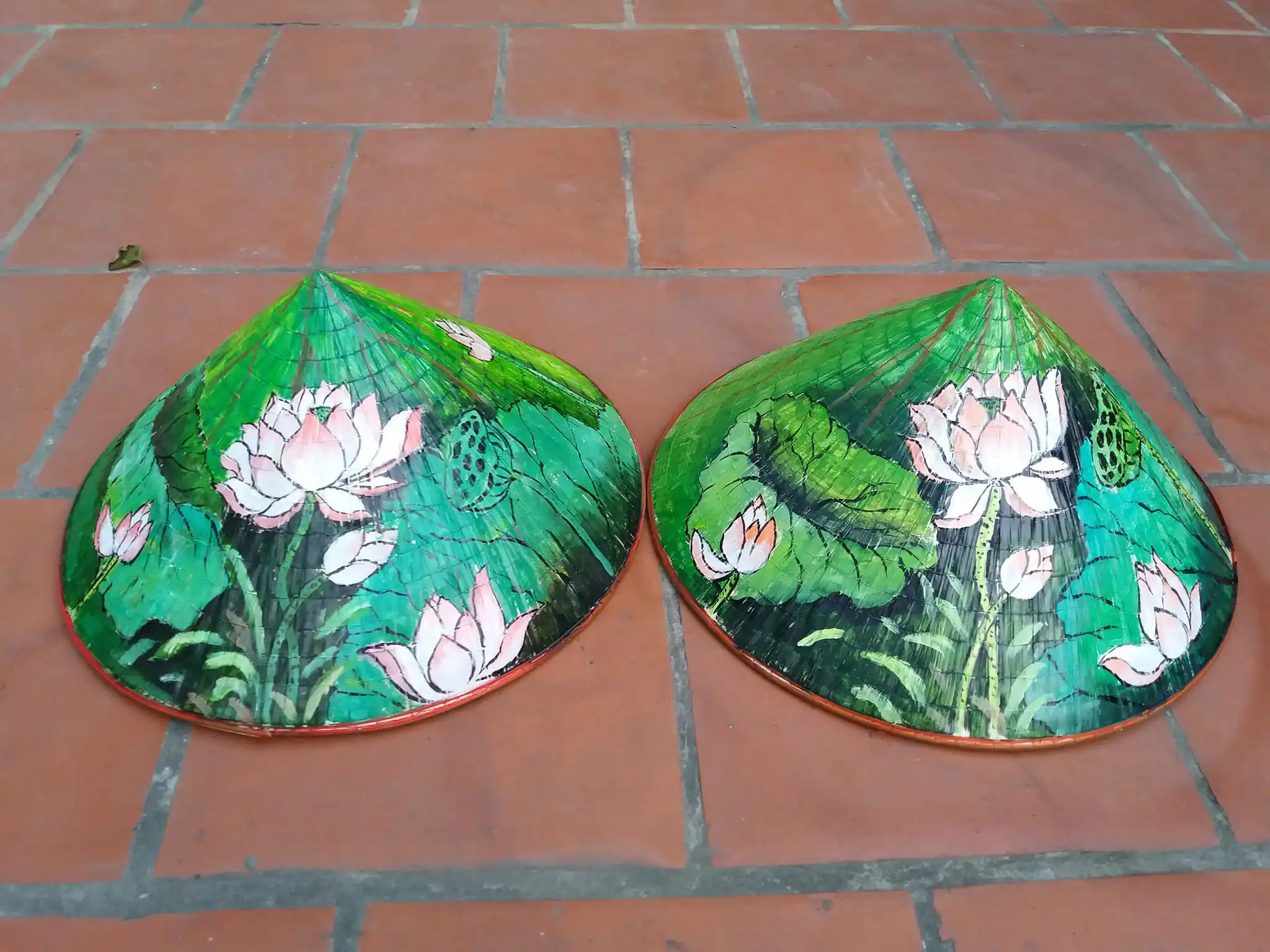 Vietnamese Conical Hat Palm Leaf Conical Hat Traditional Decoration Hat Different Size