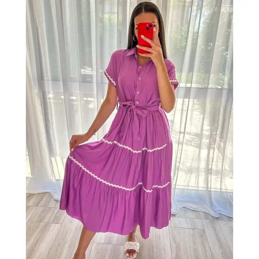 Exclusively New Collection Western Wearing Bohemian Long Summer and Spring Solid Colors Maxi Dresses For Women Ladies and Girls