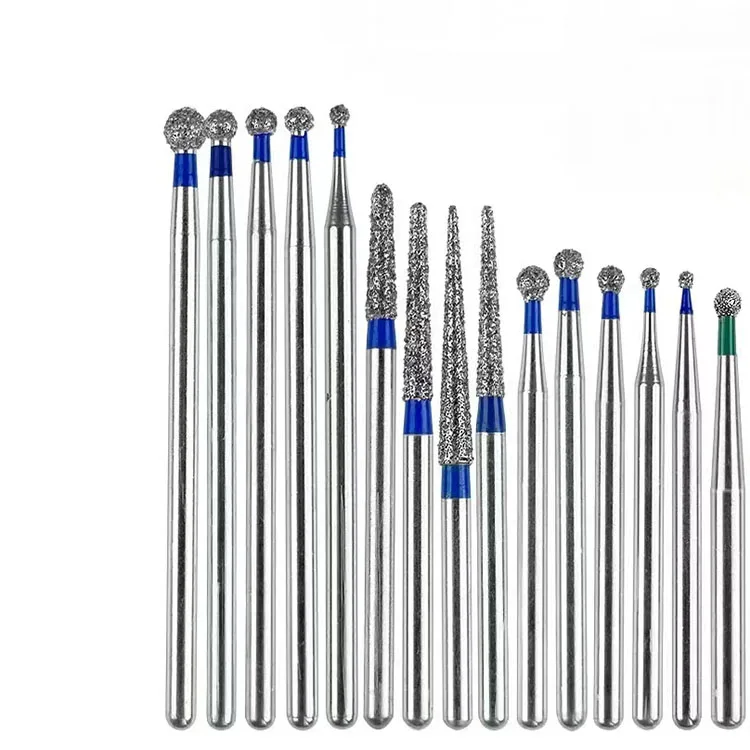 Dental Diamond Burs Set A high speed FG Diamond drill All finishing fine all multi colors kit Dental Burs and Drill