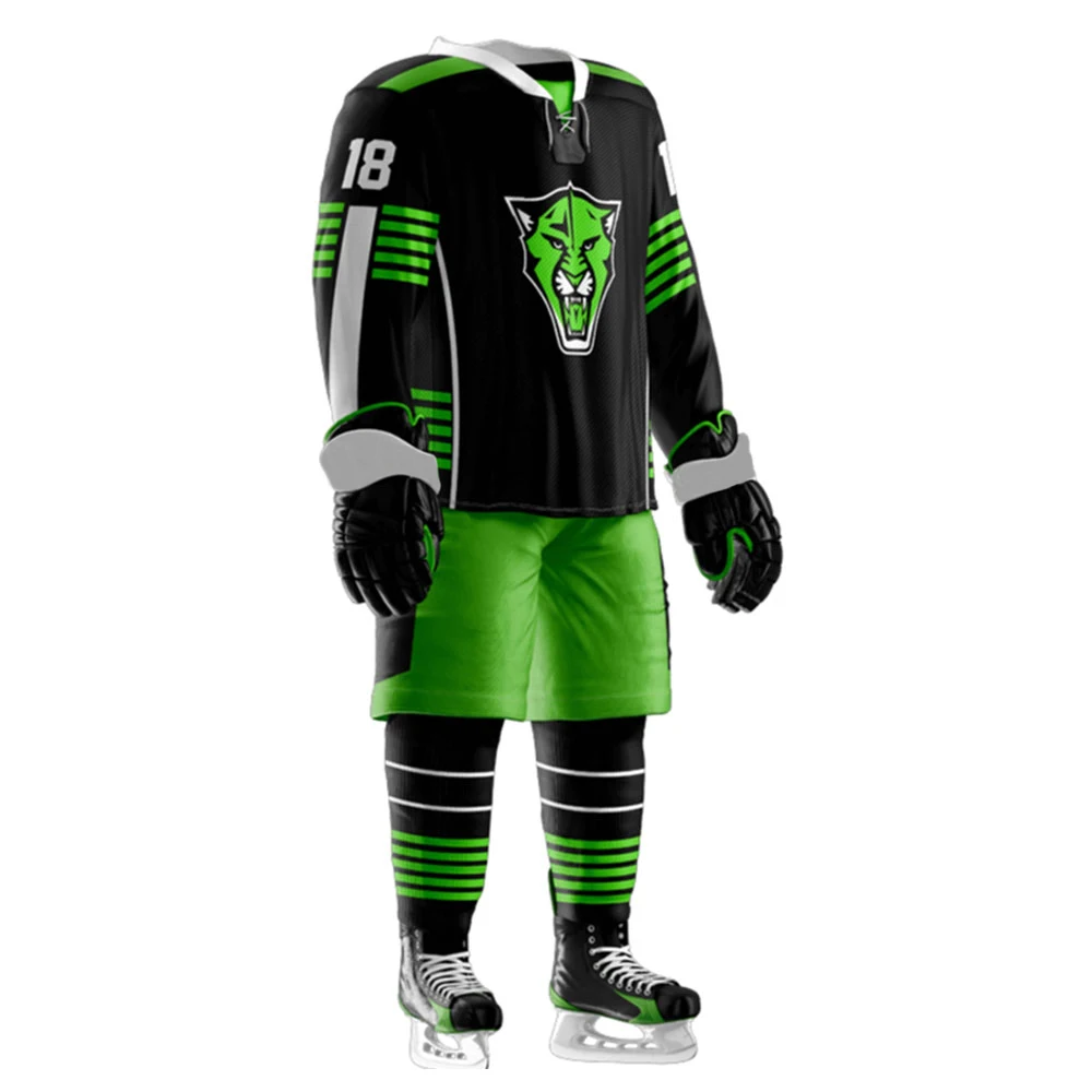 New Arrival Ice Hockey Uniform Latest Design High Quality Ice Hockey Uniform Polyester Top Quality Ice Hockey Uniforms