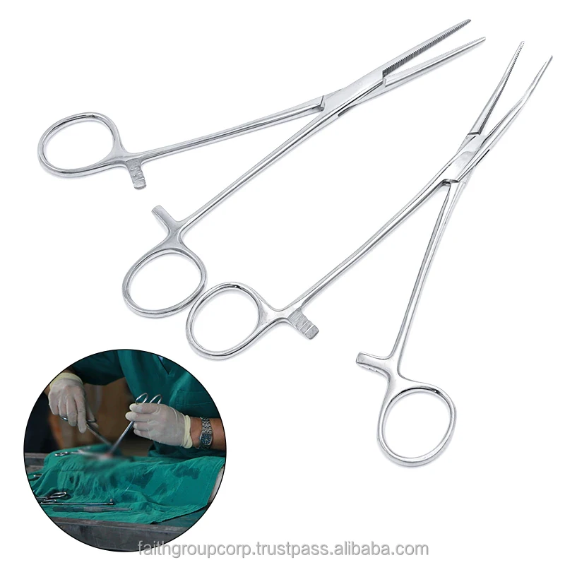 1 Pc Stainless Steel Hemostatic Clamp Forceps Surgical Forceps Surgical Tool Kit Locking Clamps Fishing Pliers